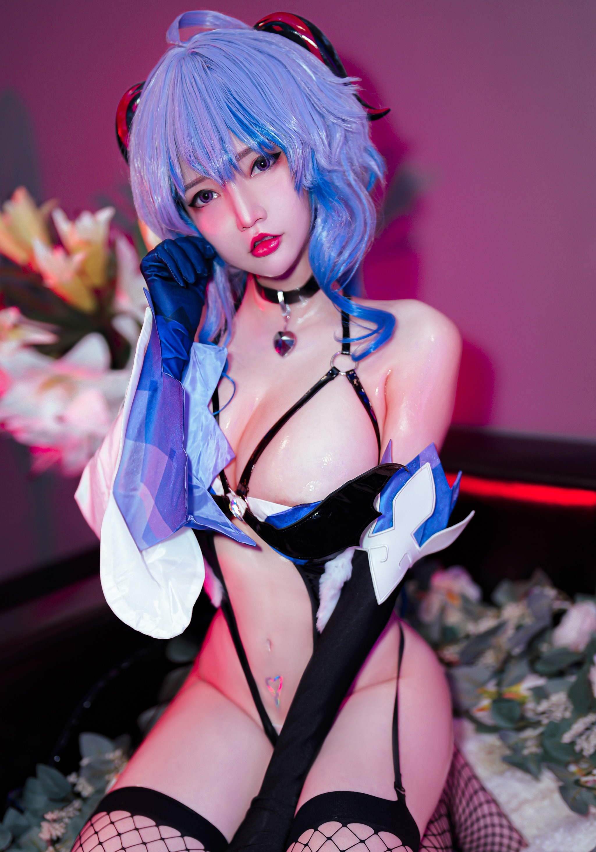 图片[1]-Potato Godzilla – NO.106 Ganyu Succubus Ver – GenshinImpact [15P]-XikXak